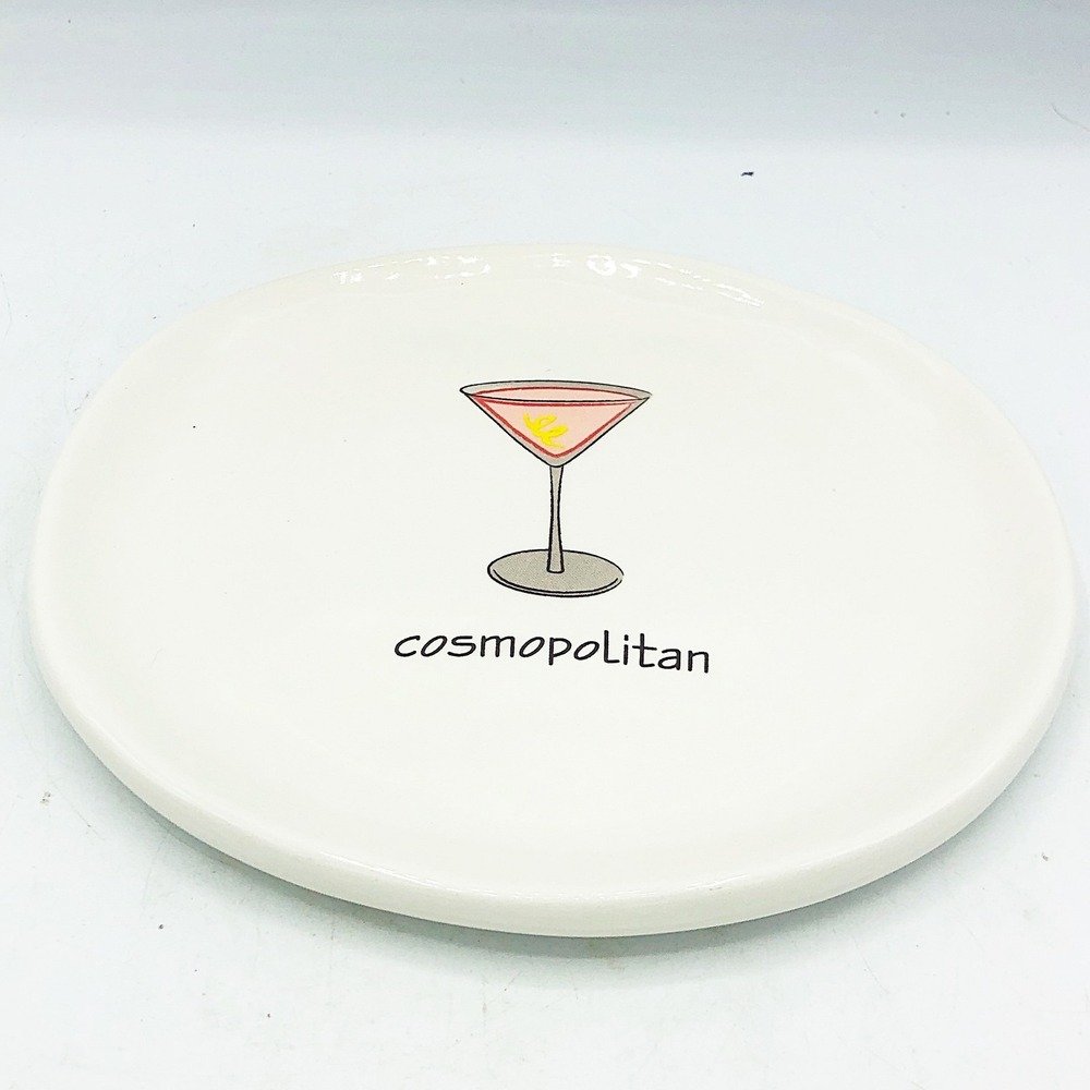 M Studios Cosmopolitan 7.75" Snack Plate - Picture 2 of 4